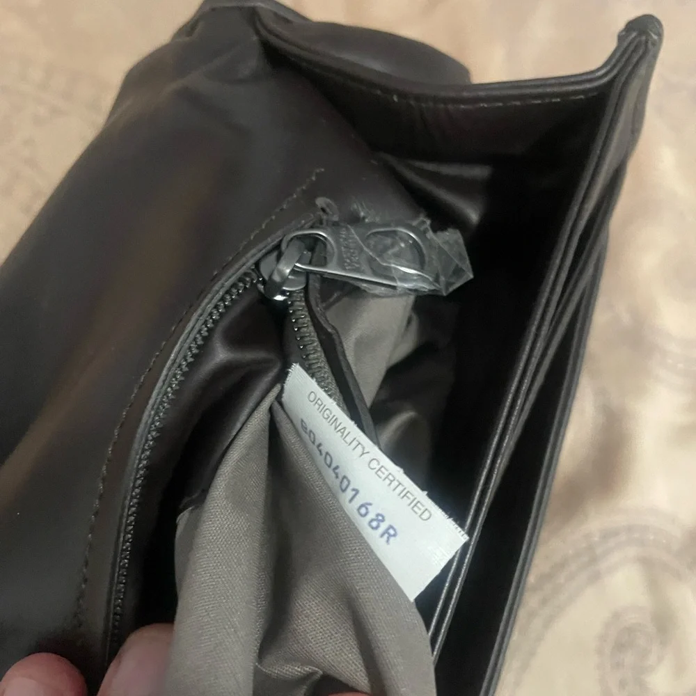 Bottega Veneta Mens Brown Briefcase
